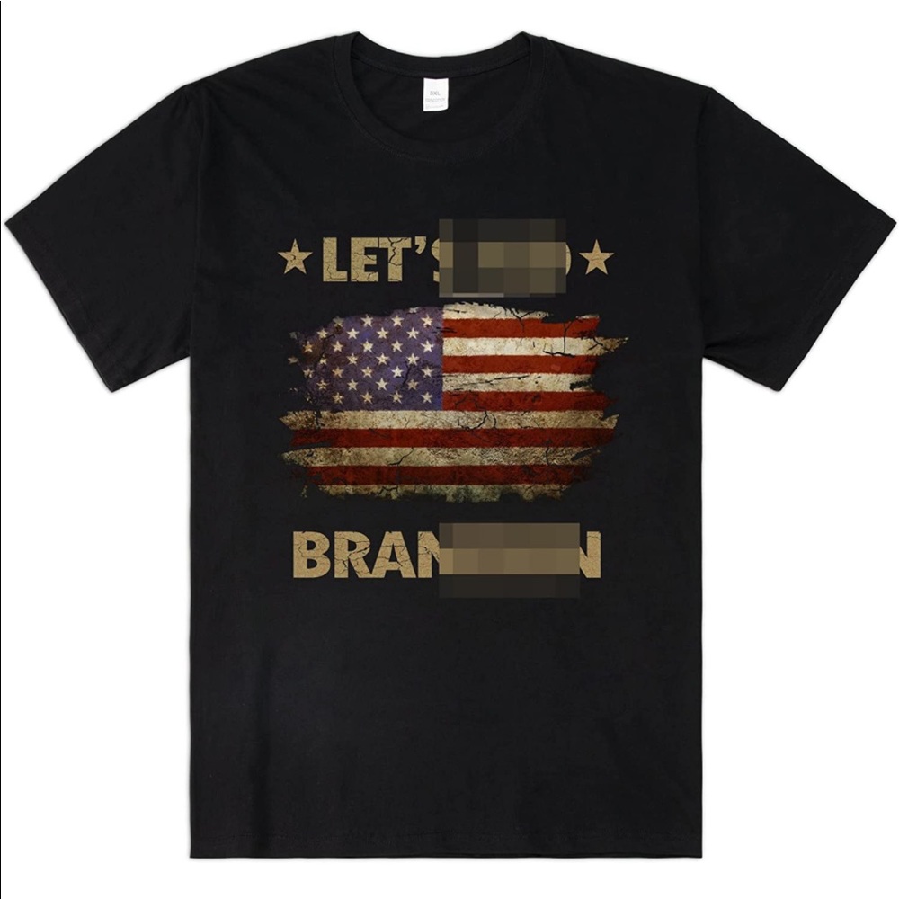 Novelty Lets Go Brandon Men’s Shirt NWOT size M
